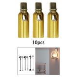 Maxbell 10Pcs Steering Head Professional Repair Parts Chandeliers Part for Accessory Old Brass