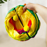 Maxbell Cat Tunnel Hideaway Kitten Interactive Outdoor Indoor Funny Hideout Activity Colorful