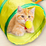 Maxbell Cat Tunnel Hideaway Kitten Interactive Outdoor Indoor Funny Hideout Activity Colorful