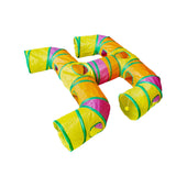 Maxbell Cat Tunnel Hideaway Kitten Interactive Outdoor Indoor Funny Hideout Activity Colorful