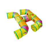 Maxbell Cat Tunnel Hideaway Kitten Interactive Outdoor Indoor Funny Hideout Activity Colorful