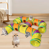 Maxbell Cat Tunnel Hideaway Kitten Interactive Outdoor Indoor Funny Hideout Activity Colorful