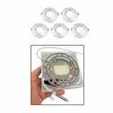 Maxbell 5Pcs Light Fixture Mounting Bracket Steel for Pendant Light Mount Wall Light 105 mm