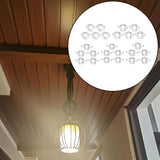 Maxbell 5Pcs Light Fixture Mounting Bracket Steel for Pendant Light Mount Wall Light 105 mm