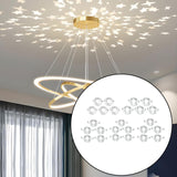 Maxbell 5Pcs Light Fixture Mounting Bracket Steel for Pendant Light Mount Wall Light 105 mm