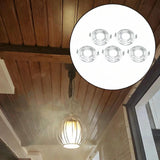 Maxbell 5Pcs Light Fixture Mounting Bracket Steel for Pendant Light Mount Wall Light 115 mm