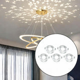 Maxbell 5Pcs Light Fixture Mounting Bracket Steel for Pendant Light Mount Wall Light 115 mm