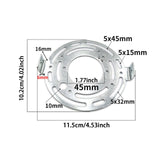 Maxbell 5Pcs Light Fixture Mounting Bracket Steel for Pendant Light Mount Wall Light 115 mm