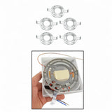 Maxbell 5Pcs Light Fixture Mounting Bracket Steel for Pendant Light Mount Wall Light 125 mm