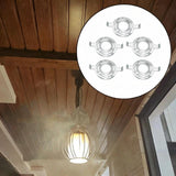 Maxbell 5Pcs Light Fixture Mounting Bracket Steel for Pendant Light Mount Wall Light 135 mm