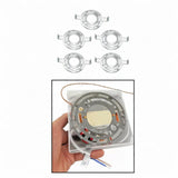 Maxbell 5Pcs Light Fixture Mounting Bracket Steel for Pendant Light Mount Wall Light 135 mm