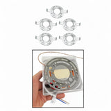 Maxbell 5Pcs Light Fixture Mounting Bracket Steel for Pendant Light Mount Wall Light 145 mm