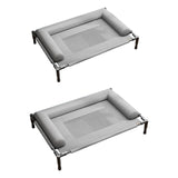 Maxbell Elevated Pet Bed Sturdy Breathable Mesh Dog Cat Bed for Puppy Kitten Rabbits Small