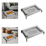 Maxbell Elevated Pet Bed Sturdy Breathable Mesh Dog Cat Bed for Puppy Kitten Rabbits Small