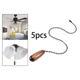 Maxbell 5x Ceiling Fan Pull Chain Extender Fan Bulb Switch Pendant for Bedside Lamps Type A