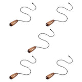 Maxbell 5x Ceiling Fan Pull Chain Extender Fan Bulb Switch Pendant for Bedside Lamps Type A