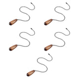 Maxbell 5x Ceiling Fan Pull Chain Extender Fan Bulb Switch Pendant for Bedside Lamps Type A