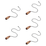 Maxbell 5x Ceiling Fan Pull Chain Extender Fan Bulb Switch Pendant for Bedside Lamps Type A