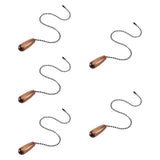 Maxbell 5x Ceiling Fan Pull Chain Extender Fan Bulb Switch Pendant for Bedside Lamps Type A