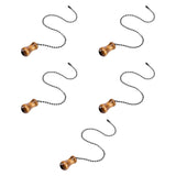 Maxbell 5x Ceiling Fan Pull Chain Extender Fan Bulb Switch Pendant for Bedside Lamps Type B
