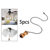 Maxbell 5x Ceiling Fan Pull Chain Extender Fan Bulb Switch Pendant for Bedside Lamps Type B