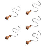 Maxbell 5x Ceiling Fan Pull Chain Extender Fan Bulb Switch Pendant for Bedside Lamps Type C