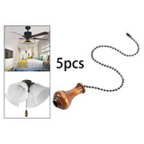 Maxbell 5x Ceiling Fan Pull Chain Extender Fan Bulb Switch Pendant for Bedside Lamps Type C