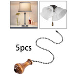 Maxbell 5x Ceiling Fan Pull Chain Extender Fan Bulb Switch Pendant for Bedside Lamps Type C