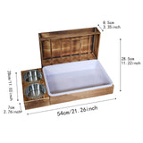 Maxbell Rabbit Hay Feeder with Litter Box Guinea Pig Outside Hay Rack Large Capacity