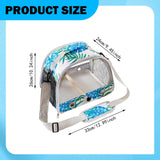 Maxbell Bird Travel Cage Portable Canaries with Tray Cockatiels for Parakeet Budgies