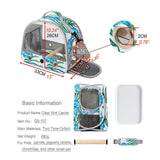 Maxbell Bird Travel Cage Portable Canaries with Tray Cockatiels for Parakeet Budgies