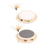 Maxbell Cat Scratcher Cat Scratching Board Furniture Protection Decorative for Kitty White