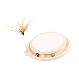 Maxbell Cat Scratcher Cat Scratching Board Furniture Protection Decorative for Kitty White