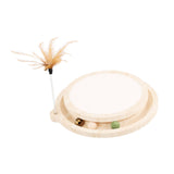 Maxbell Cat Scratcher Cat Scratching Board Furniture Protection Decorative for Kitty White