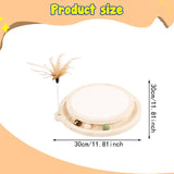 Maxbell Cat Scratcher Cat Scratching Board Furniture Protection Decorative for Kitty White