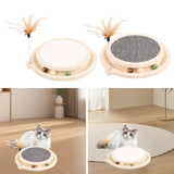 Maxbell Cat Scratcher Cat Scratching Board Furniture Protection Decorative for Kitty White