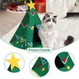 Maxbell Cat House Grind Claw Portable Sturdy Hideaway Bed for Indoor Cats Decoration