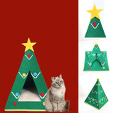 Maxbell Cat House Grind Claw Portable Sturdy Hideaway Bed for Indoor Cats Decoration