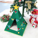 Maxbell Cat House Grind Claw Portable Sturdy Hideaway Bed for Indoor Cats Decoration