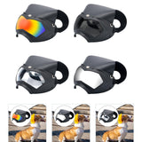 Maxbell Dog Goggles Decor Eye Protection Dog Sunglasses for Parties Holidays Outdoor Black Red