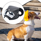 Maxbell Dog Goggles Decor Eye Protection Dog Sunglasses for Parties Holidays Outdoor Black Clear