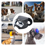 Maxbell Dog Goggles Decor Eye Protection Dog Sunglasses for Parties Holidays Outdoor Black Clear