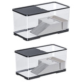 Maxbell Turtle Tank with Cover Reptile Habitat for Frog Bearded Dragon Small Reptile Small