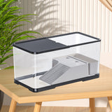 Maxbell Turtle Tank with Cover Reptile Habitat for Frog Bearded Dragon Small Reptile Small