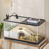 Maxbell Turtle Tank with Cover Reptile Habitat for Frog Bearded Dragon Small Reptile Small