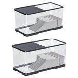 Maxbell Turtle Tank with Cover Reptile Habitat for Frog Bearded Dragon Small Reptile Small
