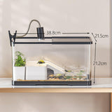 Maxbell Turtle Tank with Cover Reptile Habitat for Frog Bearded Dragon Small Reptile Medium