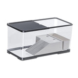 Maxbell Turtle Tank with Cover Reptile Habitat for Frog Bearded Dragon Small Reptile Medium
