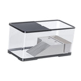 Maxbell Turtle Tank with Cover Reptile Habitat for Frog Bearded Dragon Small Reptile Medium