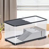 Maxbell Turtle Tank with Cover Reptile Habitat for Frog Bearded Dragon Small Reptile Medium